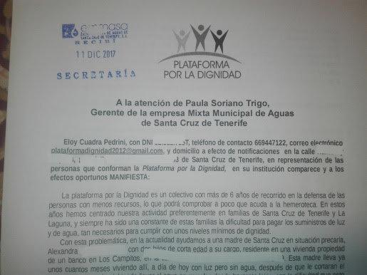 carta a soriano dignidad