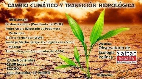 cambio climático y transición hidrológica madrid