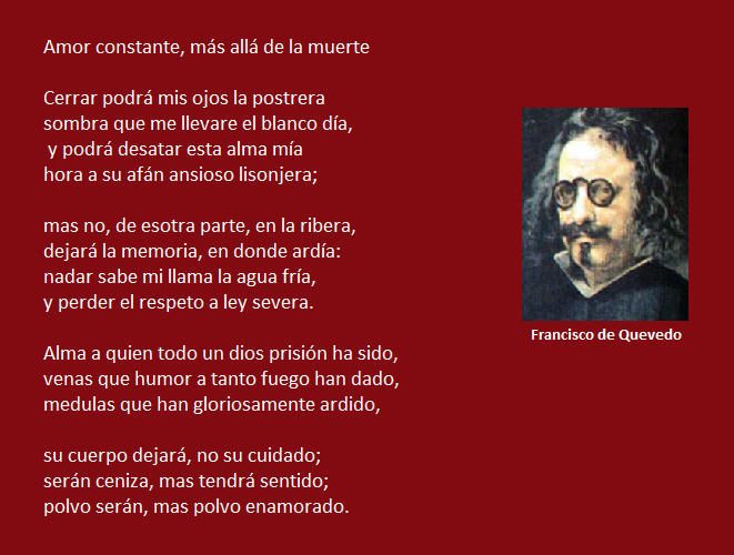 QUEVEDO SONETO