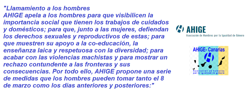 FRASE HOMBRES POR LA IGUALDAD