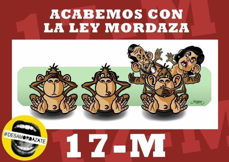 ley mordaza 17 m