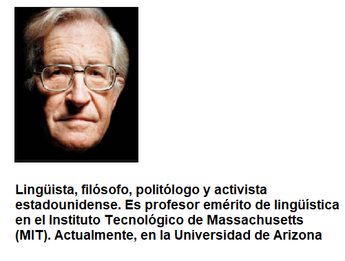 NOAM CHOMSKY RESEÑA