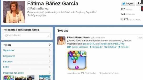 fatima báñez tuit