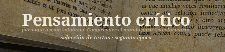 PENSAMIENTO CRÍTICO