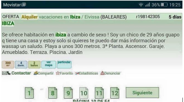 ANUNCIO ALQUILER IBIZA