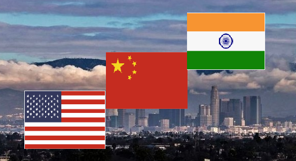 CONTAMINACIÓN USA CHINA INDIA