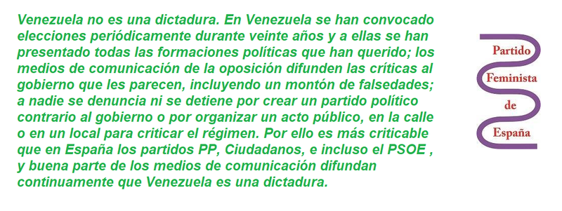 FRASE VENEZUELA FEMINISTA