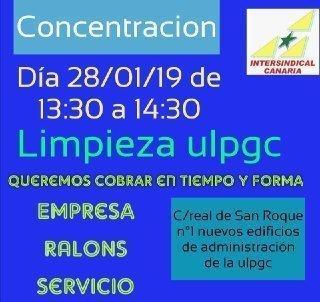 concentración ralons ulpgc