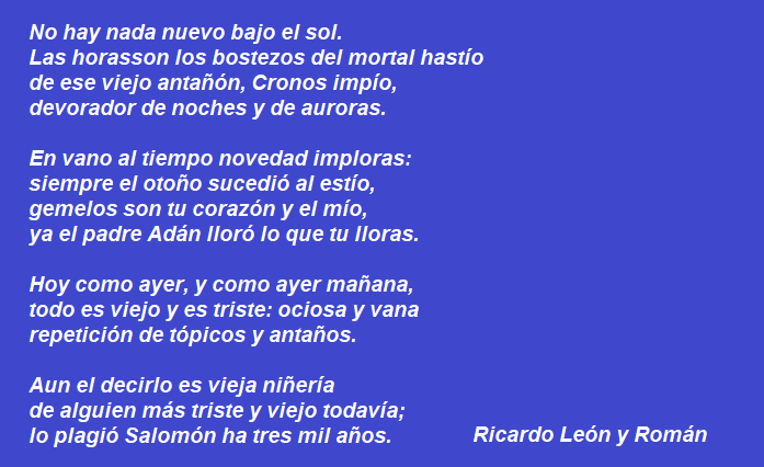 soneto nada nuevo sol