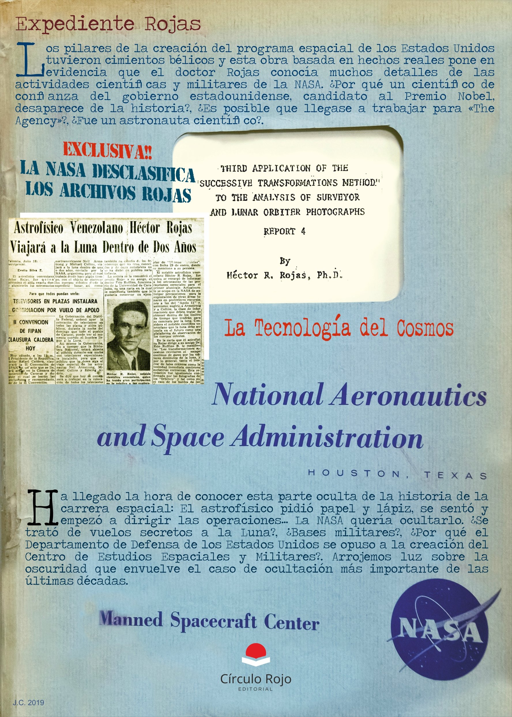 CONTRAPORTADA EXPEDIENTE ROJAS - LA TECNOLOGÍA DEL COSMOS