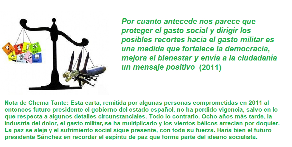 FRASE GASTO MILITAR presidente