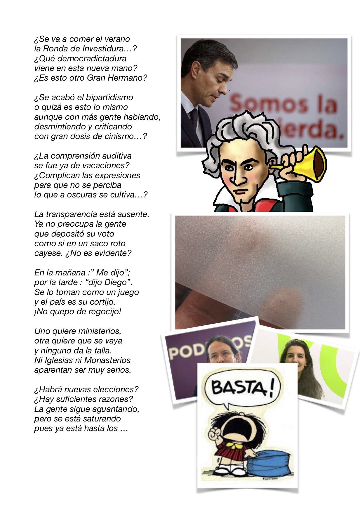 ¡BASTA!