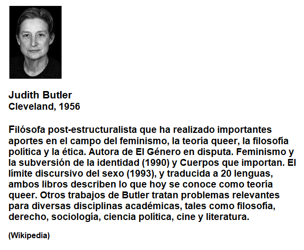 JUDITH BUTLER RESEÑA
