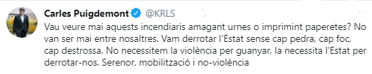 TUIT PUIGDEMONT