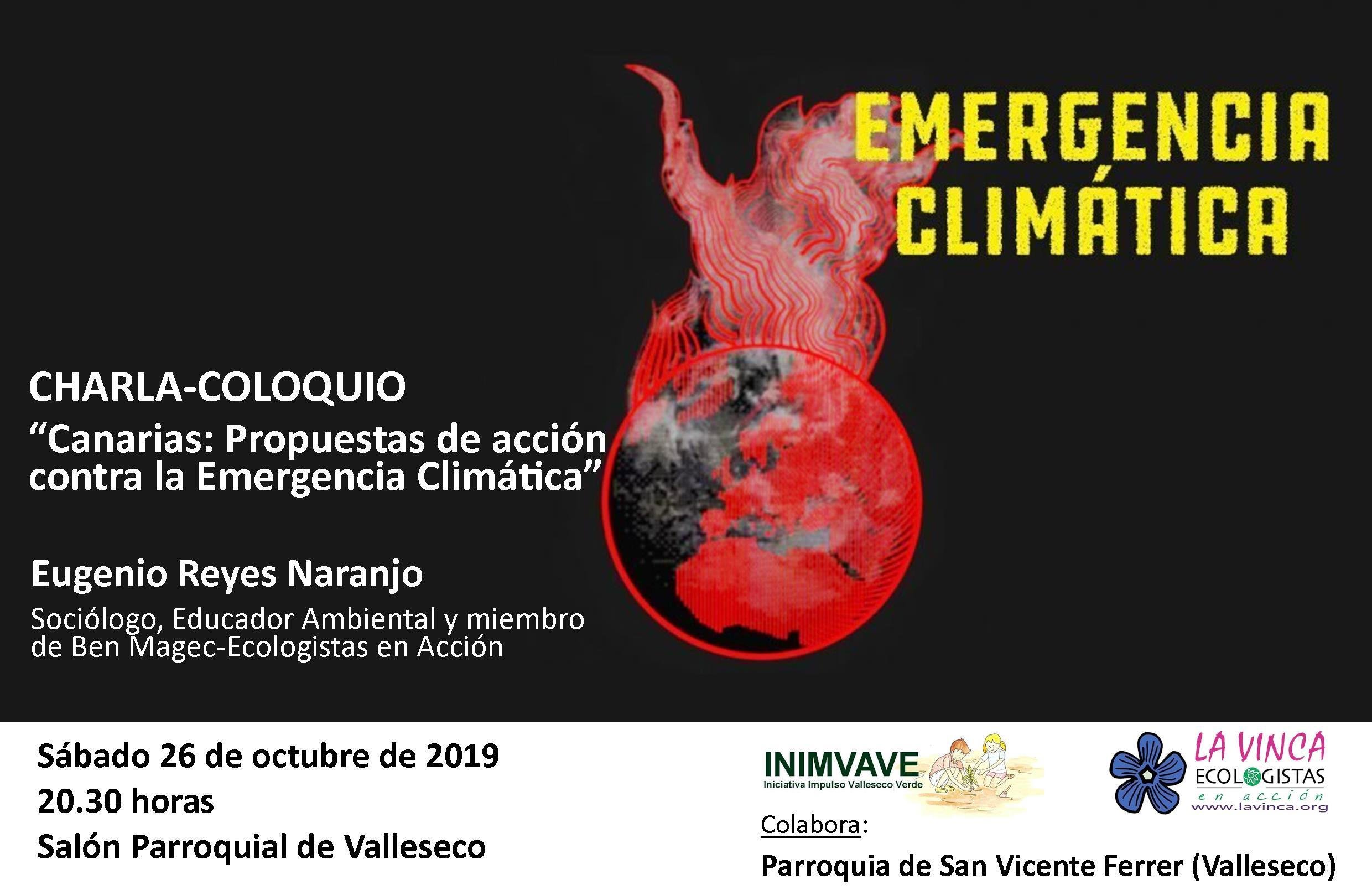 Charla Emergencia Climática - Valleseco