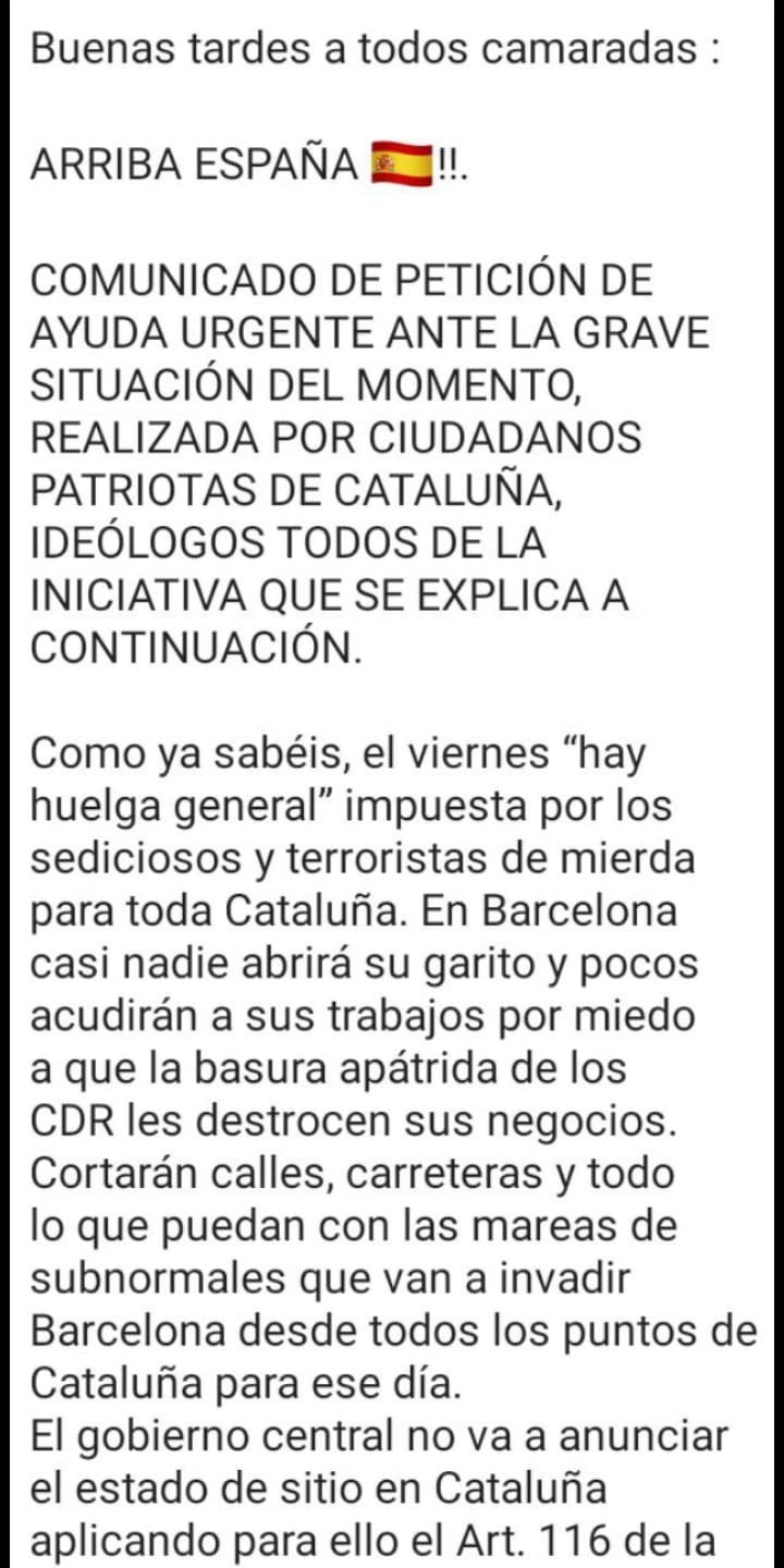 comunicado fascistas 1