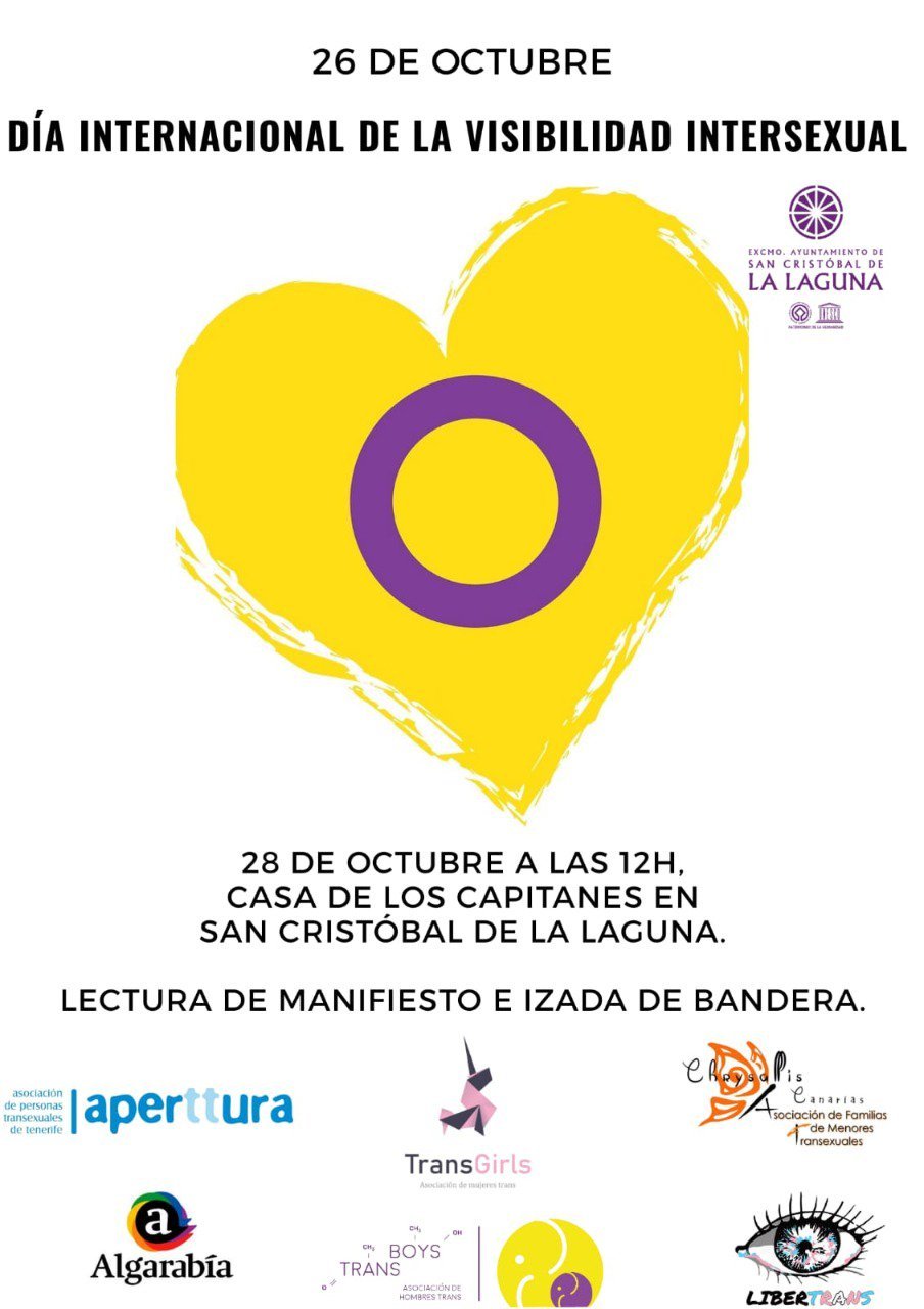 26 Octubre Día Internacional De La Visibilidad Intersexual Lectura De Manifiesto E Iz