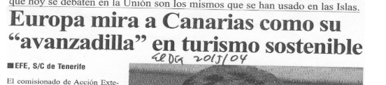 el día canarias turismo sosrenible