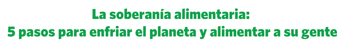 soberanía alimentaria