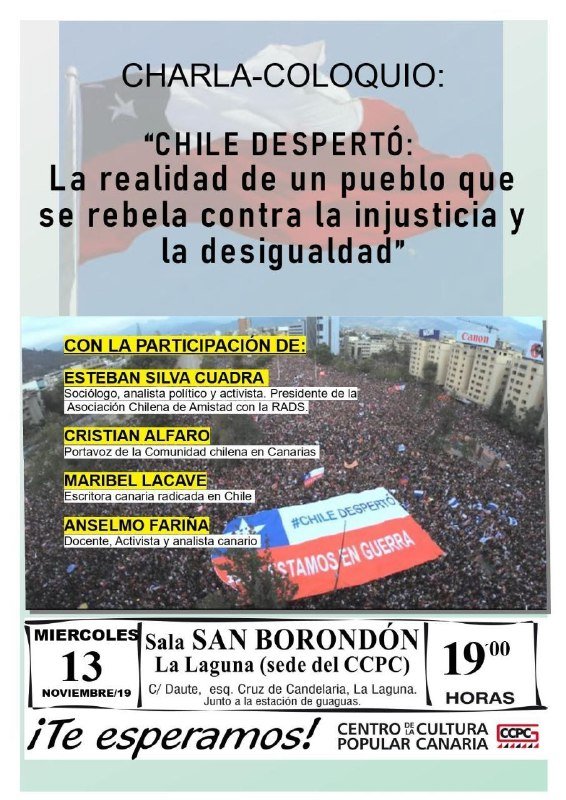DESPERTÓ CHILE