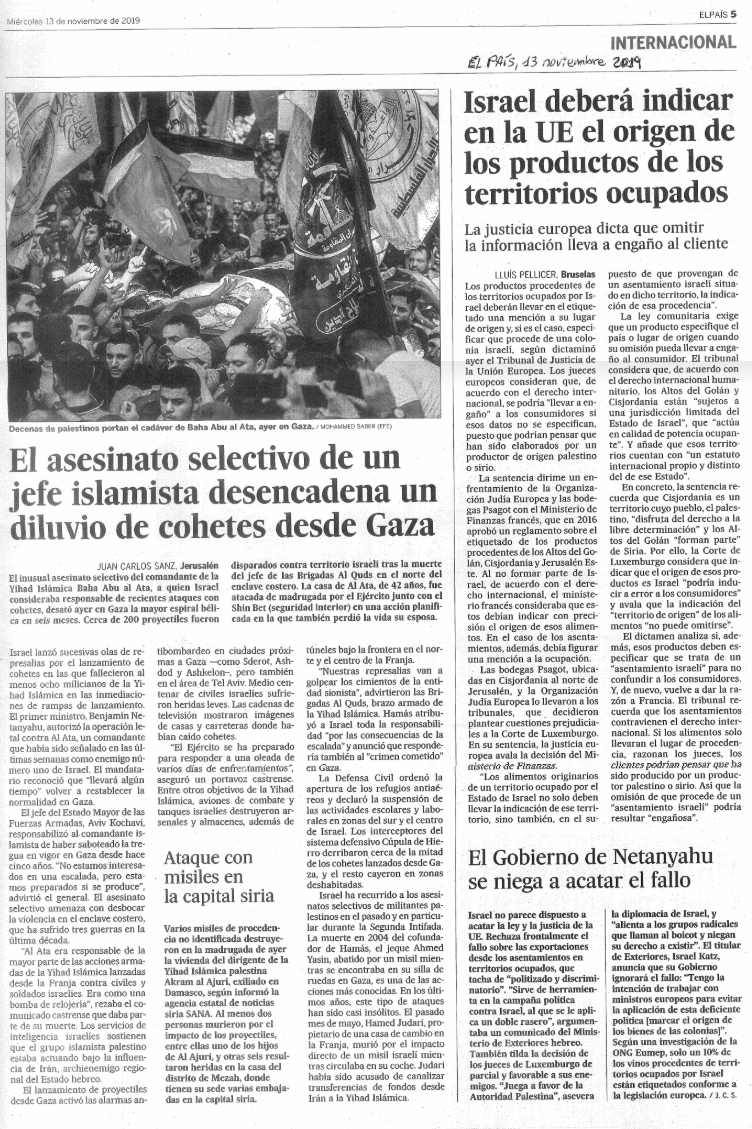 NOTICIA EL PAIS IMPRESO