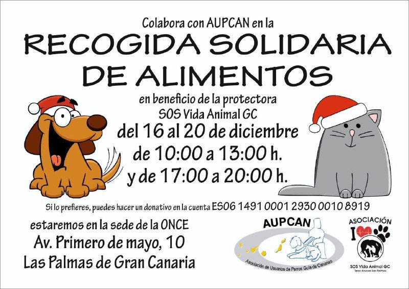 recogida alimentos animales
