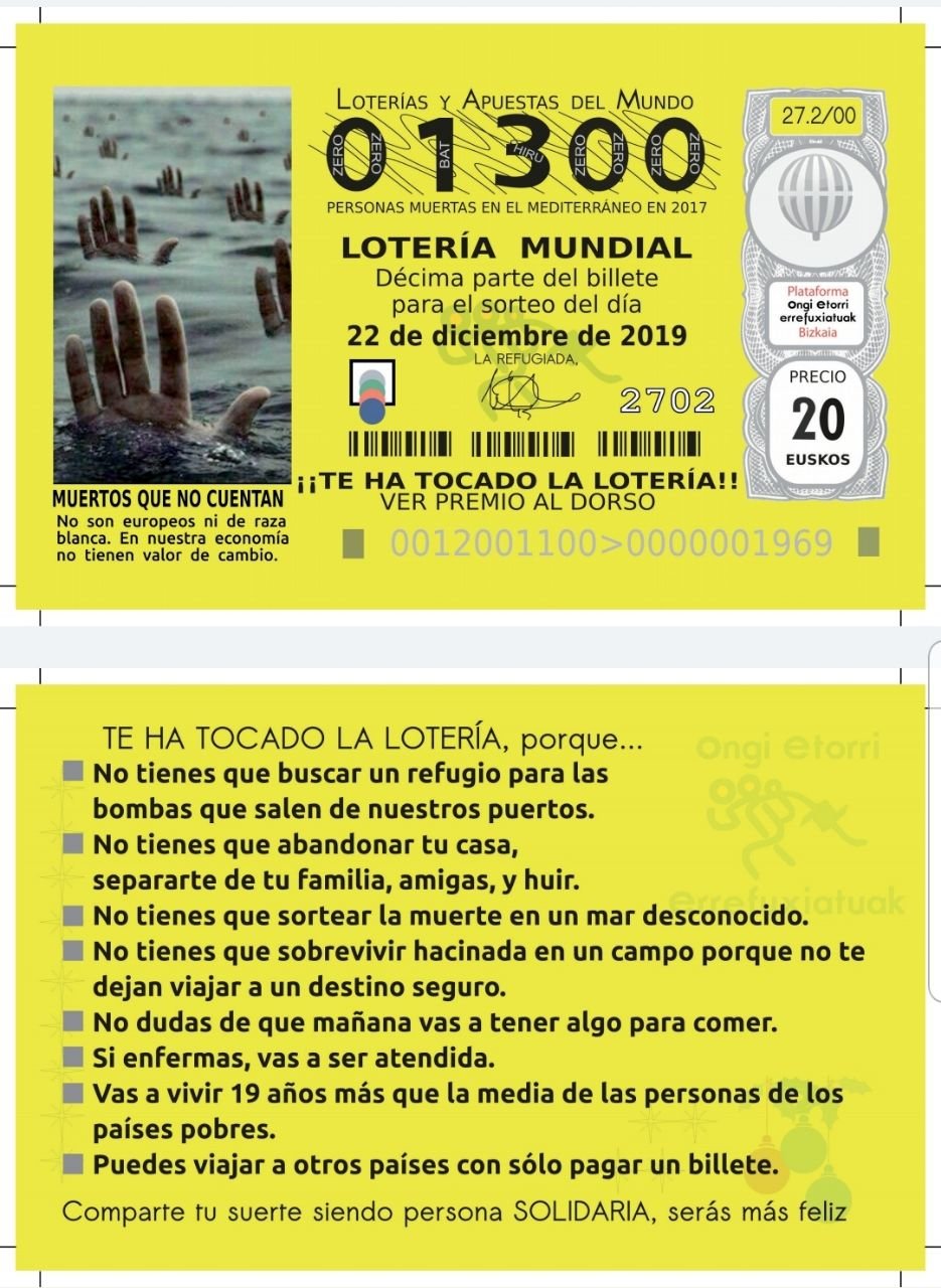 te ha tocado,la loteria