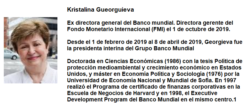 kristalina GUEORGUIEVA