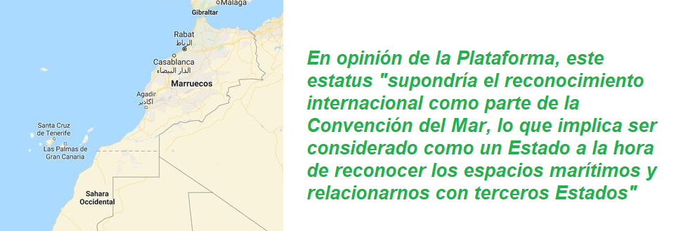 FRASE PLATAFORMA MAR CANARIO