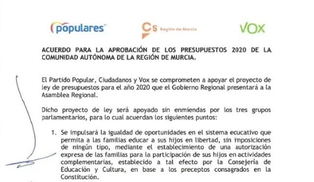 pin parental pp vox cs murcia