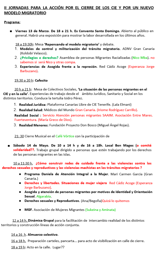 JORNADAS CIES PROGRAMA