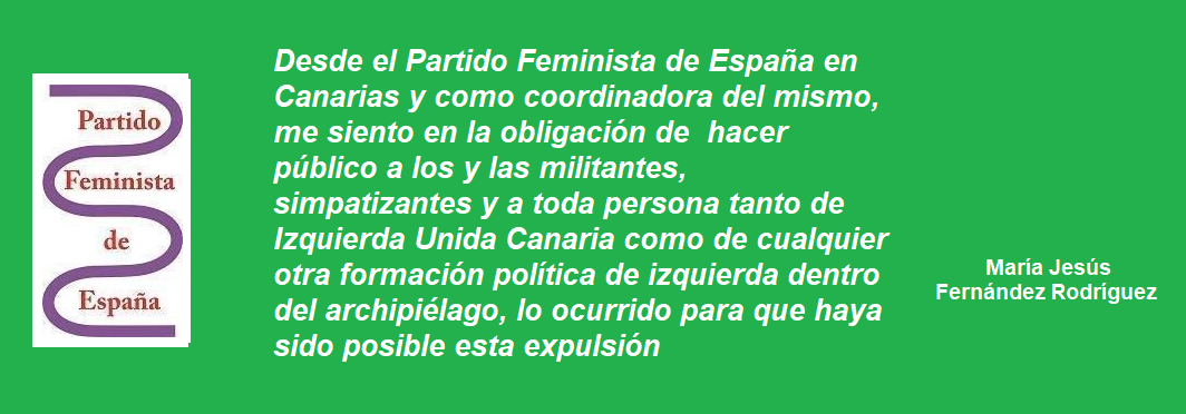 FRASE M JESUS PARTIDO FEMINISTA