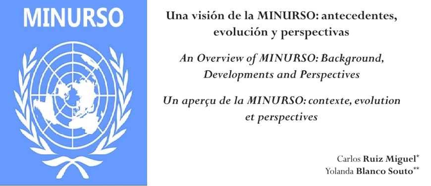 UNA VISIÓN DEL MINURSO