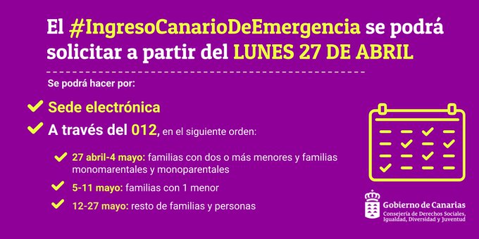 ingreso canario emergencia