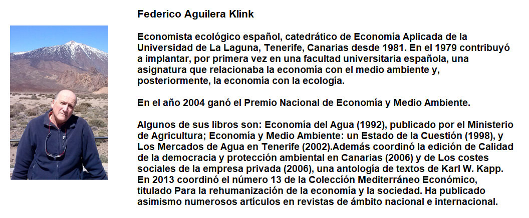 FEDERICO AGUILERA KLINK RESEÑA