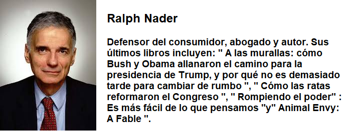 RALPH NADER RESEÑA