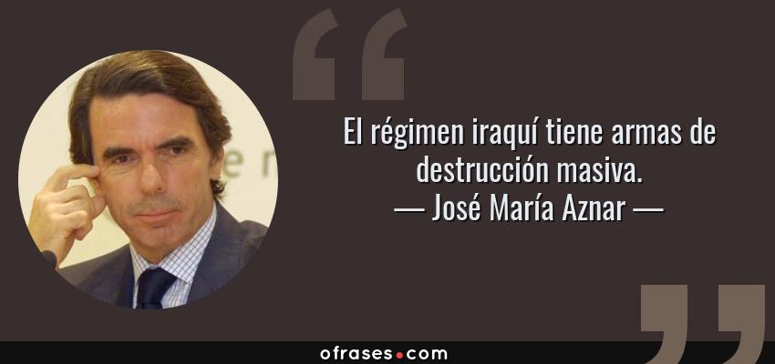 aznar destrucción masiva