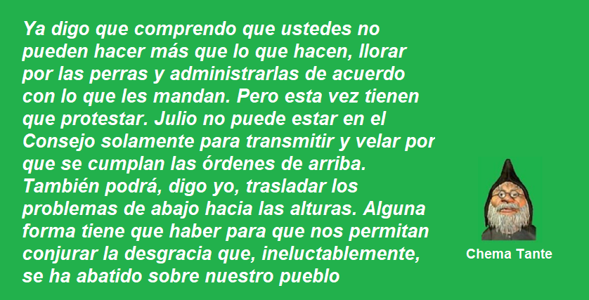 FRASE TANTE SE LO DIJE