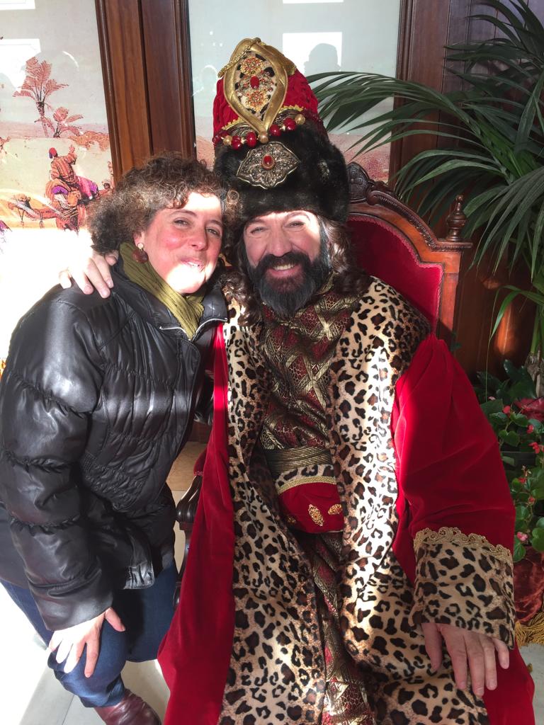Lobato con Nuria