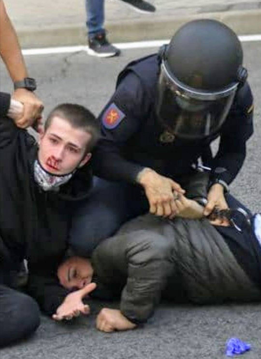 policía manifestación madrid sept 2020