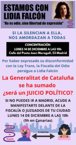 estamos con loidioa falcón