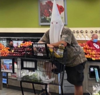 ku klux klan supermercado