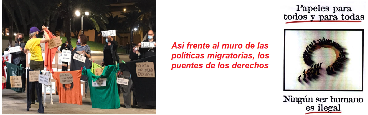 frase marcha papeles