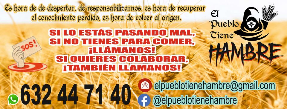 EL PUEBLO TIENE HAMBRE