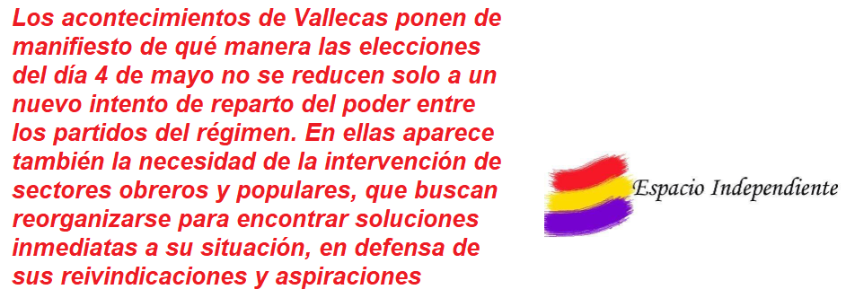 FRASE ESPACIO INDEPENDIENTE