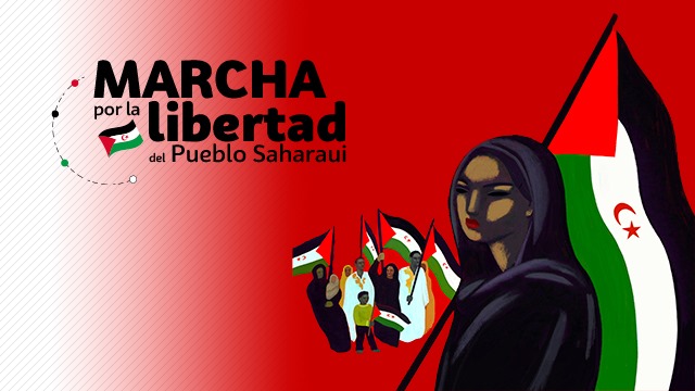 marcha por la libertad del pueblo saharaui