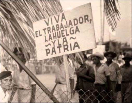 huelga bananera honduras 1954