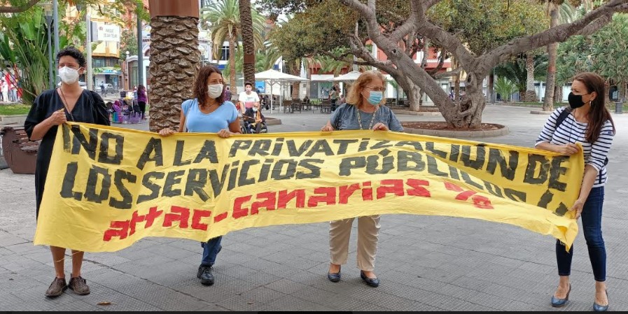 pancarta attac