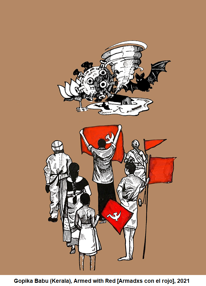 kerala banderas rojas
