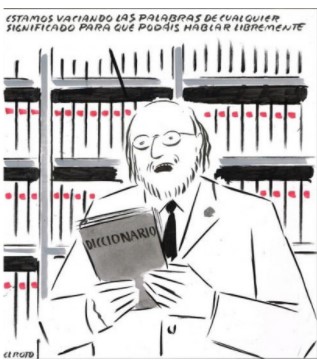 el roto palabras vacías
